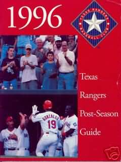 1996 Texas Rangers Post Season